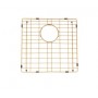 Aqu Brushed Gold Handmade Single Bowl Kitchen Sink 440*440*205
